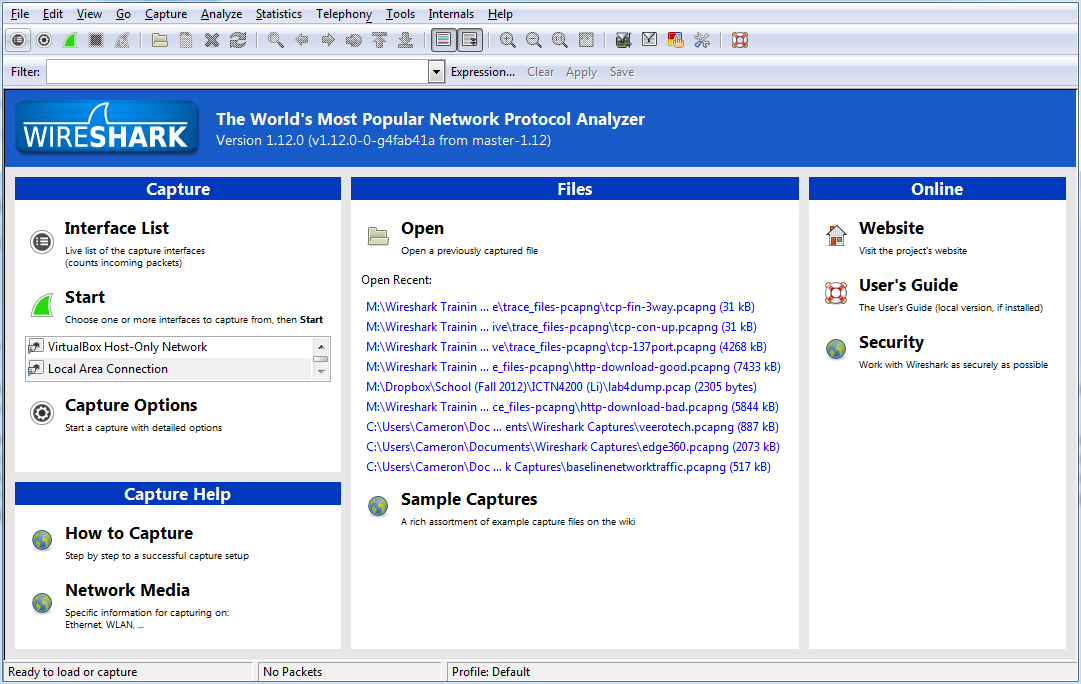 wireshark no interfaces found windows 7